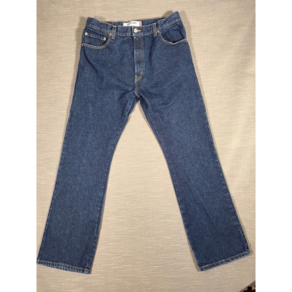 Levis 517 Mens Bootcut Jeans Dark Wash Denim Vintage Y2K 100% Cotton W36 L34